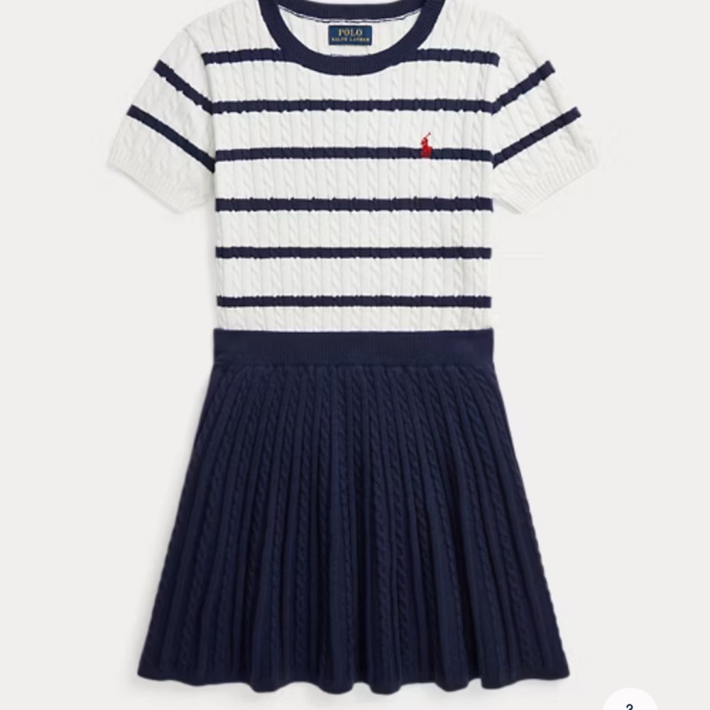 NWT Girls Ralph Lauren Sweater Skirt Set